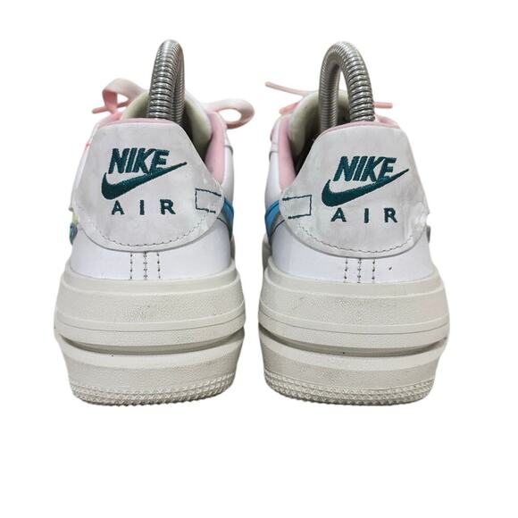 Nike Air Force 1 Shadow Pastel Multi-Color Sneakers Size 6.5 Pink Blue Yellow - Picture 7 of 9